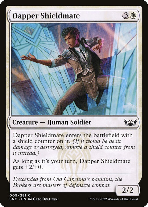 Dapper Shieldmate, Streets of New Capenna 9, Magic: The Gathering card
