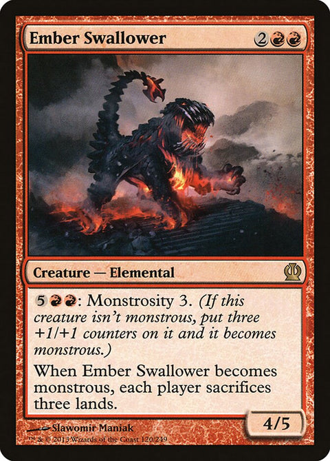 Ember Swallower, Theros 120, Magic: The Gathering card