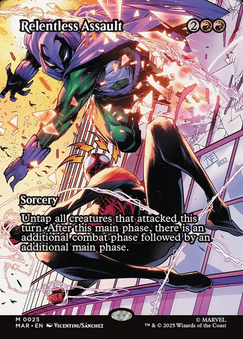 Relentless Assault, Marvel Universe 25, Magic: The Gathering card