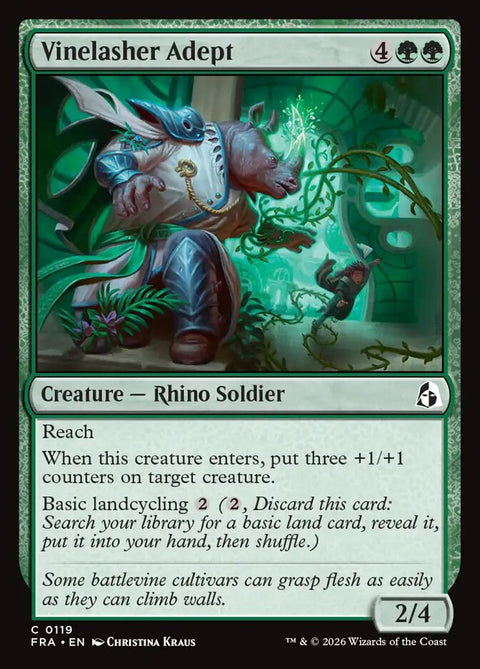 Vinelasher Adept, Reality Fracture 119, Magic: The Gathering card