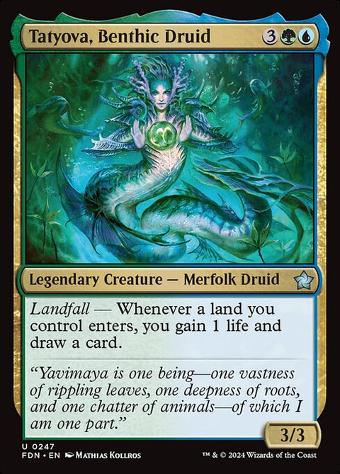 Tatyova, Benthic Druid - Near Mint Foil