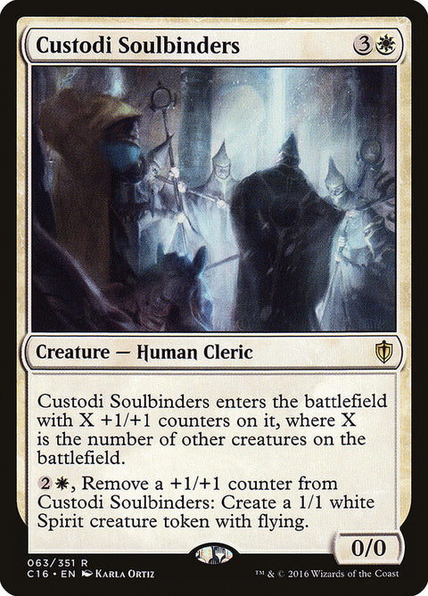 Custodi Soulbinders, Commander 2016 63, Magic: The Gathering card