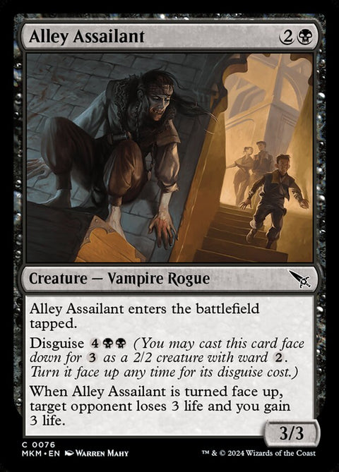 Alley Assailant, Murders at Karlov Manor 76, Magic: The Gathering card