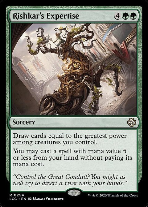 Rishkar's Expertise - Lightly Played Foil