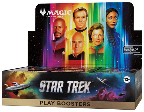 Magic: The Gathering Star Trek Play Booster display