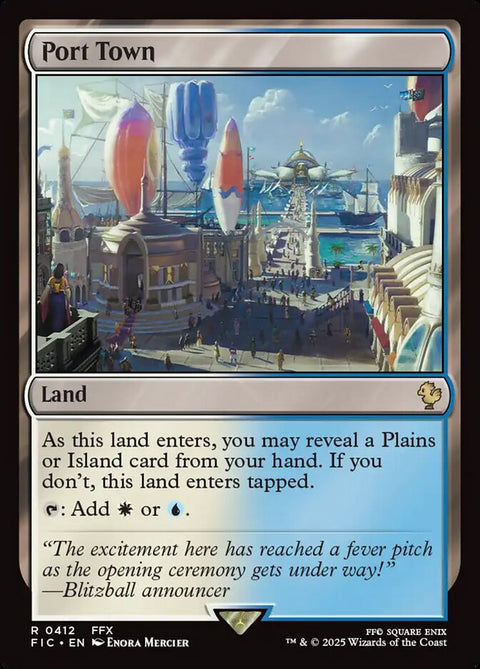 Port Town, Final Fantasy Commander 412, Magic: The Gathering card