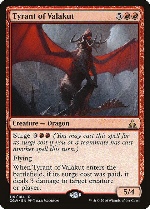 Tyrant of Valakut - Lightly Played