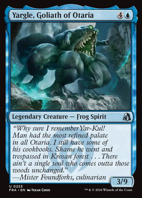 Yargle, Goliath of Otaria, Reality Fracture 225, Magic: The Gathering card
