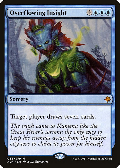 Overflowing Insight - Lightly Played Foil