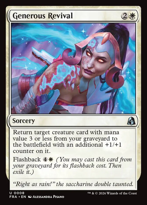 Generous Revival, Reality Fracture 8, Magic: The Gathering card