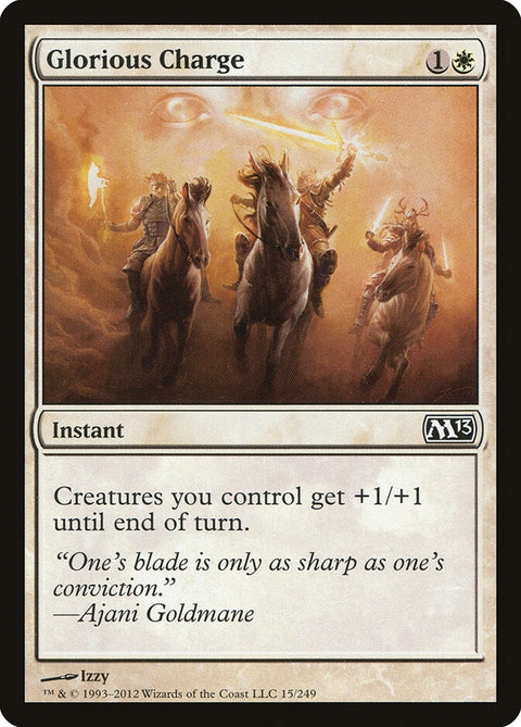 Glorious Charge, Magic 2013 15, Magic: The Gathering card