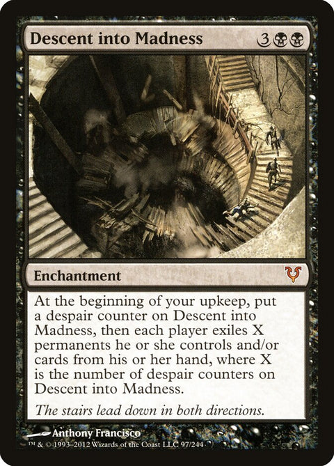 Descent into Madness, Avacyn Restored 97, Magic: The Gathering card