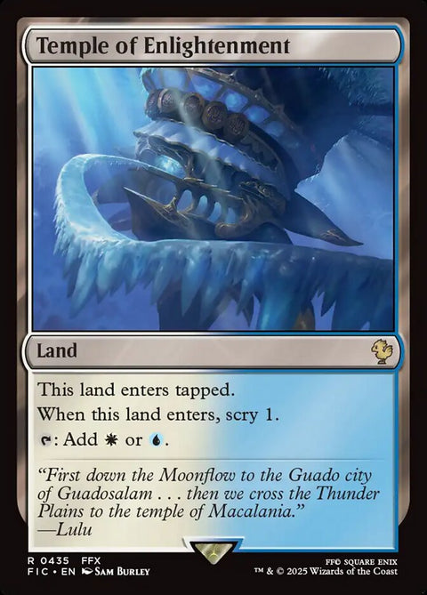 Temple of Enlightenment, Final Fantasy Commander 435, Magic: The Gathering card