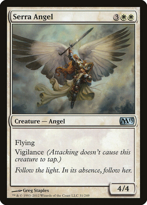 Serra Angel, Magic 2013 31, Magic: The Gathering card