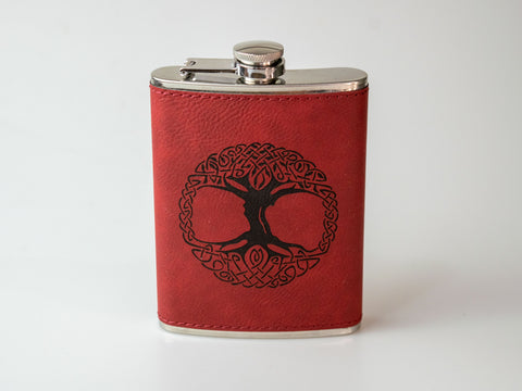 Viking Tree of Life Flask