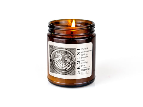 Gemini Zodiac Candle