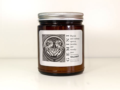 Gemini Zodiac Candle