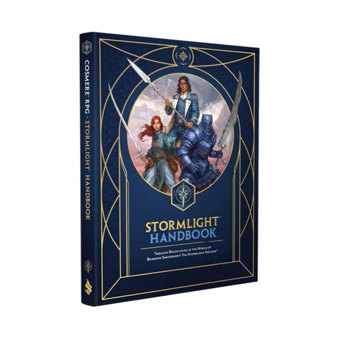 Cosmere RPG 'Stormlight Handbook' on a white background