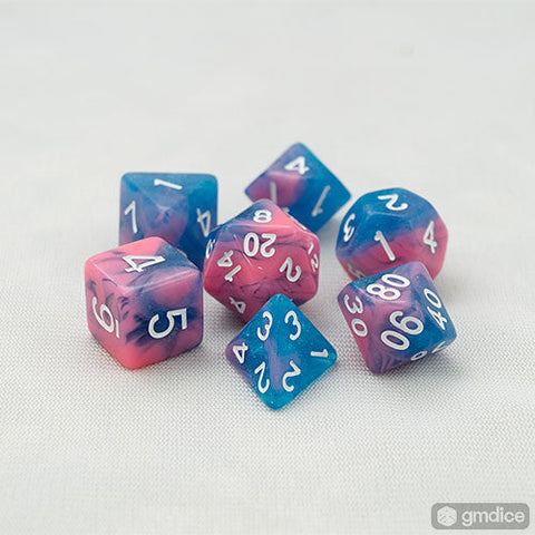 Cyber Laser Overdrive RPG Dice Set