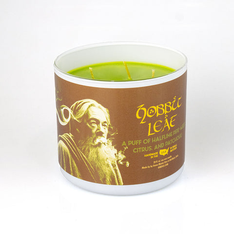 Hobbit Leaf Gaming Candle