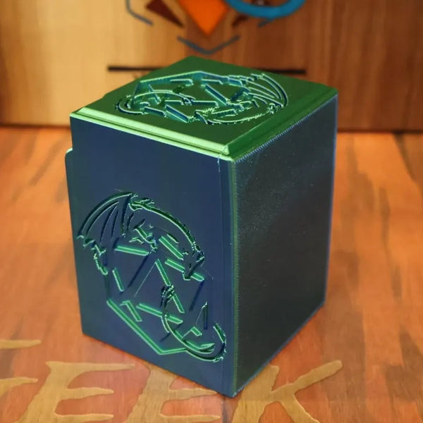 3d printed mtg commander deck box Slimline - Printer Files (STL, 3MF) - Board Game Accessories Commander Deck Box 100 -