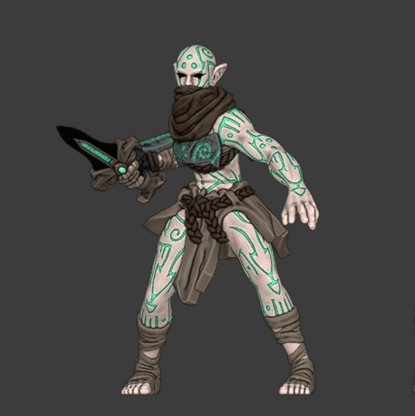 Molokite Witch Miniature