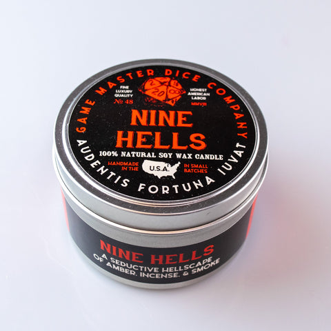 Nine Hells Gaming Candle