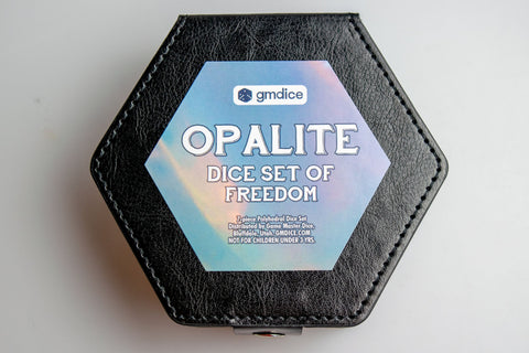 Opalite Dice Set of Freedom