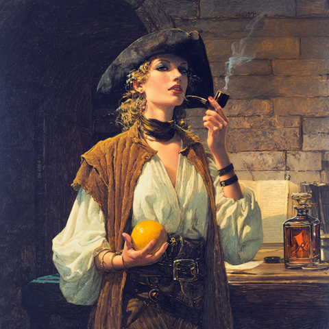 Pirate's Quarters Candle