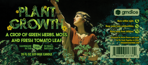 Plant Growth Gaming Candle
