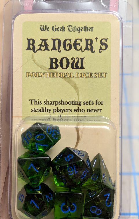 Ranger's Bow Dice Set | Inclusion Dice