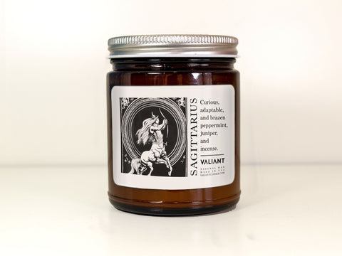 Sagittarius Zodiac Candle
