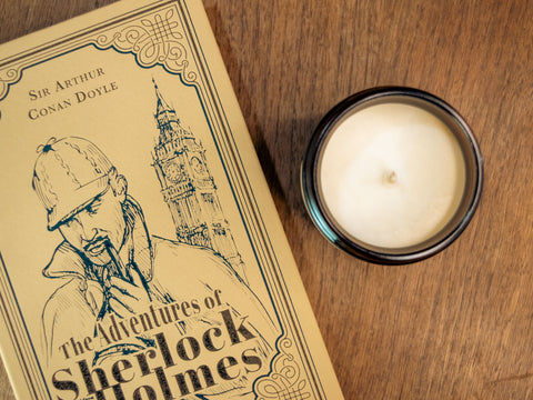 Sherlock Holmes Book Candle Bundle