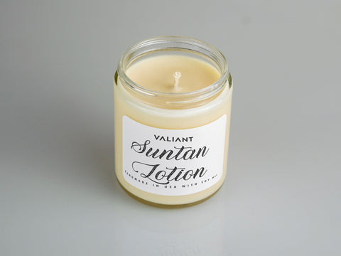 Suntan Lotion Candle