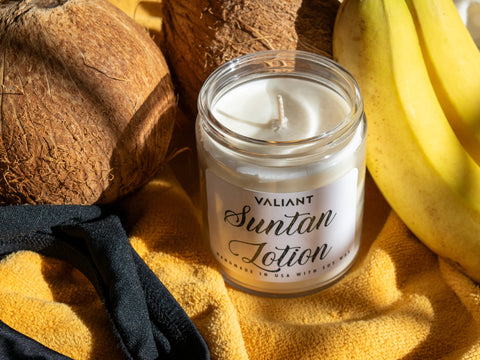 Suntan Lotion Candle
