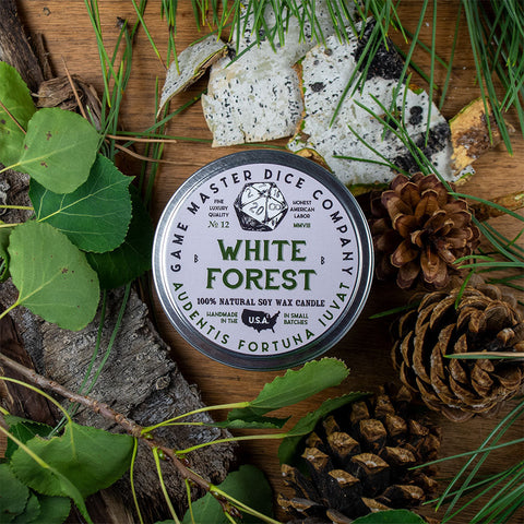 White Forest Gaming Candle