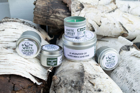 White Forest Gaming Candle