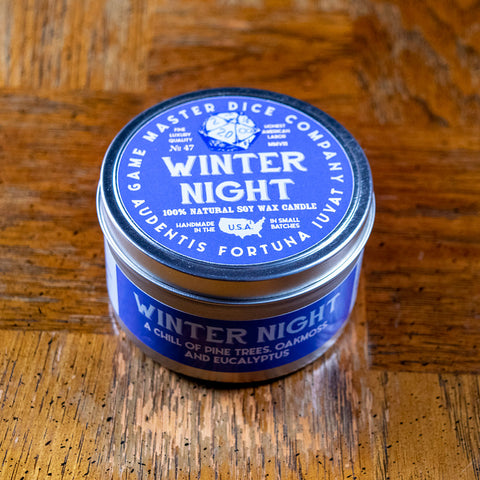 Winter Night Gaming Candle