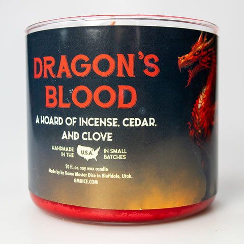 Dragon's Blood Gaming Candle